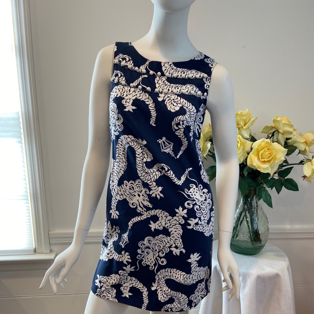 Lilly Pulitzer Cotton Tail Lights Shift Size 0